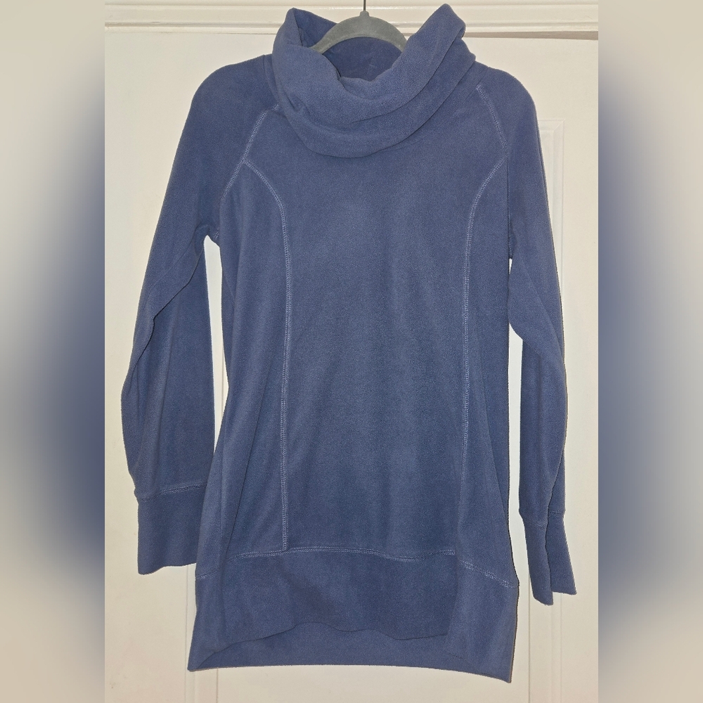 Columbia Women's Blue Cowl Neck Sweatshirt Pullover M